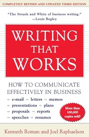 Writing That Works by Kenneth Roman